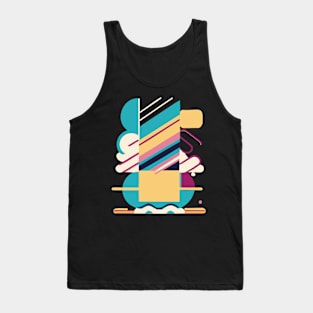 linear artistic composition Tank Top